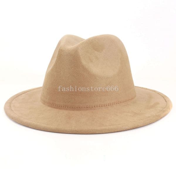 Suede Top Hat Fascinators for Women Elegant Fedora Hat Wedding Party Panama Felt Cap Men Dress Hats Sombreros
