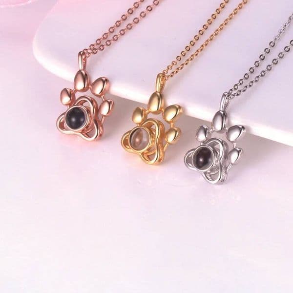 Valentine's Gift: Dog Paw Necklace Eco-friendly Copper Jewelry Trendy 2024 for Your Girlfriend Mother's Day Gift - ddmytues