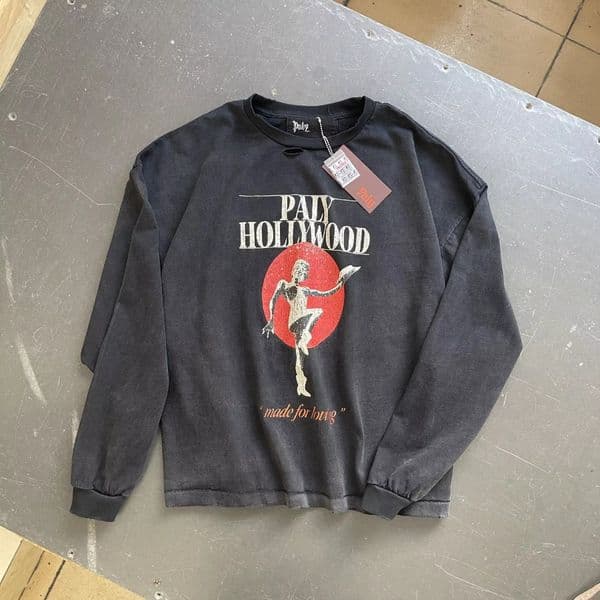 Washed Hole Long Sleeves T-Shirt Men Women Best Quality Heavy Fabric T Shirt Tee Tops