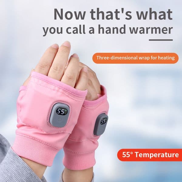 Cross border popular heating gloves USB charging intelligent heating gloves learning office games electric wholesale
