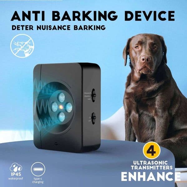 Anti Device,Dog Control Devices with 3 Modes,Rechargeable Ultrasonic Barking Deterrent,Safe for Dog & People 26H0119
