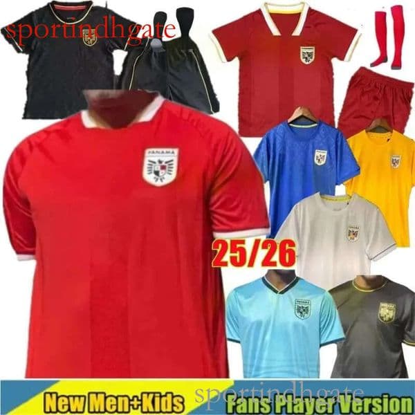 3XL 4XL 24 panama Soccer Jerseys home red away black national team football shirts 2025 2026 FAJARDO TEJADA DAVIS BLACKMAN ANDERSON MILLER LUIS RODRIGUEZ top quality