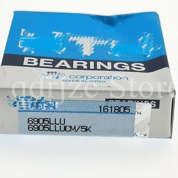 NTN deep groove ball bearings 6905LLUCM/5K 6905LU = 61905-2RS1 61905RS 25mm 42mm 9mm