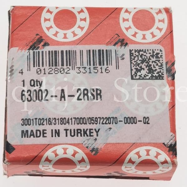 FAG Deep groove ball bearings 63002-A-2RSR = 63002-2RS 63002DDU 63002-2RS1 15mm 32mm 13mm