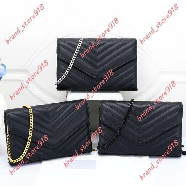 Designer Bag Handbags Shoulder Bags Luxurys Metal Chain Handbag Genuine Leather Bag Flip Cover Crossbody Purse #brand_store918