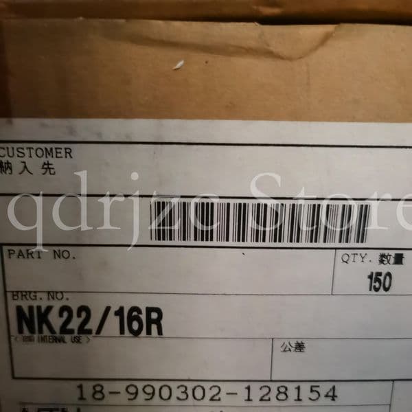 1 PC NTN needle roller bearing NK22/16R = NK22/16-XL TAF223016OG industrial packaging