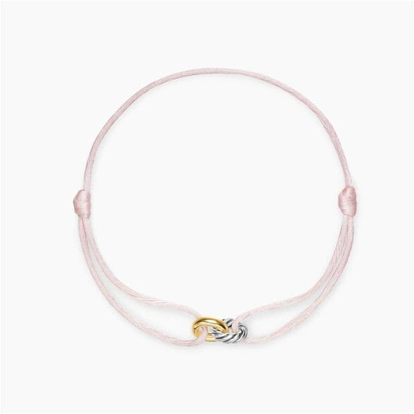 Nylon Rope Bracelet Double Loop Twisted Rope Designer Bracelet 18K Gold 925 Silver Cable Linked Cord Bracelet Luxury Couple Bracelet Adjustable 8 Colors
