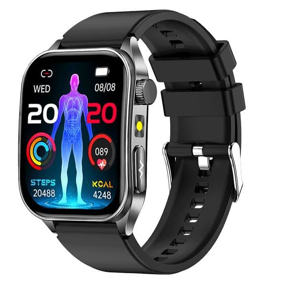 650nm Laser Conditioning Sapphire Glass Smart Watch Men ECG Heart Rate Micro Physical Exam Health Smartwatch Temperature