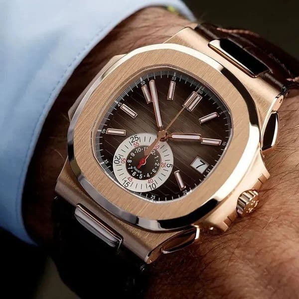 Watches men luxury5980/5726 Automatic Mechanical Watch for Men 904L Band Business Sapphire solid Clasp President Mens Watches Male Buiness Wristwatches
