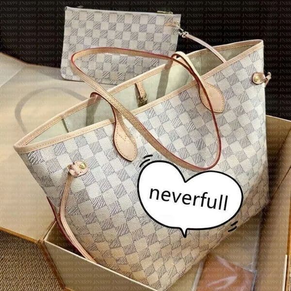 High Quality Luxury Designer Bag 2pcs Set Women Bags Handbags Shoulder Classic Fashion Composite Lady Clutch Totes Bag Female Coin Purse Handbag Wallet