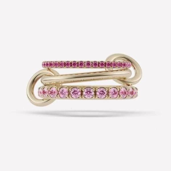 Band Rings Halley Emerald Gemini Spinelli Kilcol rings brand designer New fine jewelry gold and sterg sier Hydra ked ring for women gift AA