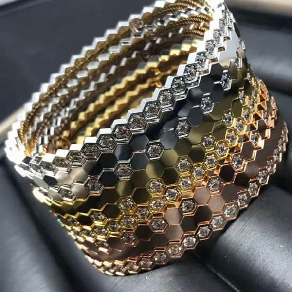 Bracelet Designer Women's Bracelet Luxury Jewelry Copper Plated 18K Gold High Quality Fashion Zircon Inlaid Bracelet Holiday Gift Couple Fashion Bracelet for Women