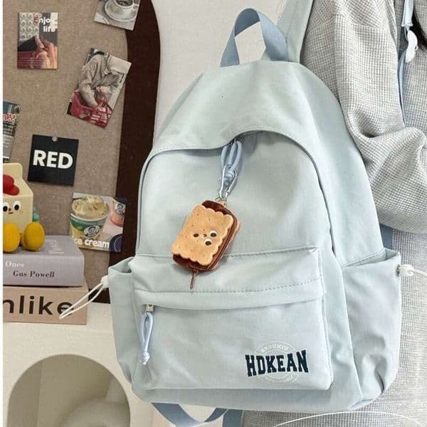 Japanese Style INS Campus , Simple Double Shoulder Bag, Versatile Lightweight Travel Backpack