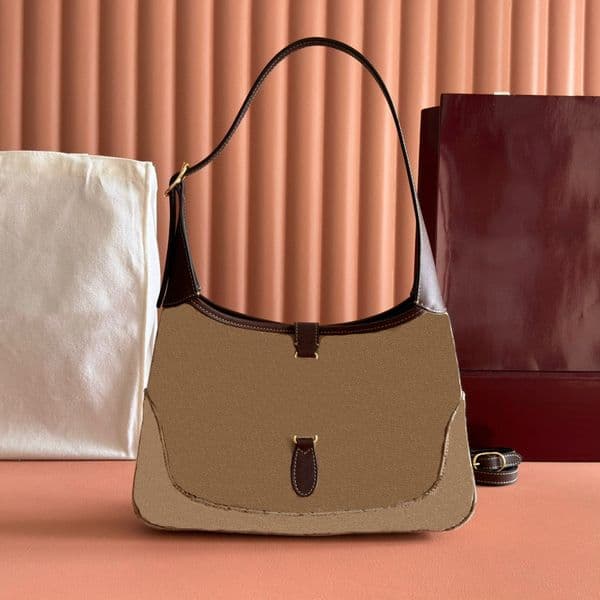 High-quality luxury fashion designer handbags, women's classic luxury cloth armpit bags, simple one-shoulder shoulder strap handbags.