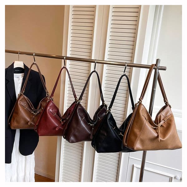 Maillard Multifunctional Crossbody for Women 2024 Autumn Vintage Backpack Large Capacity Single Shoulder Bag