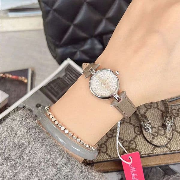 With Box Mishali Rudolph Vintage Light Luxury Niche Retro Leather Design Dainty Strap Women's Watch Trendy Fashion Free gift