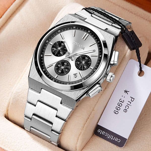 AIMANA Swiss Brand Hot-Selling Waterproof Six-Hand Multi-Function Luminous Fashion Ultra-Thin Men's Quartz Watch Dropshipping
