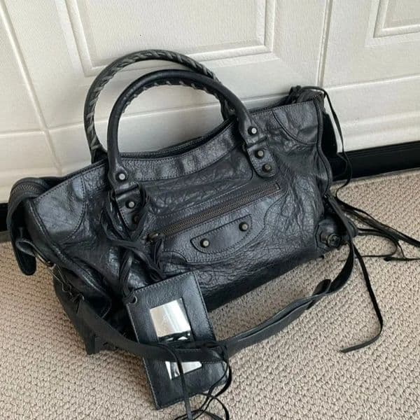 Vintage City bag Women Totes Bag Motorcycle shoulder Bags Designers Genuine leather crossbody clutch wallet purse Pochette Retro Top Quality 1