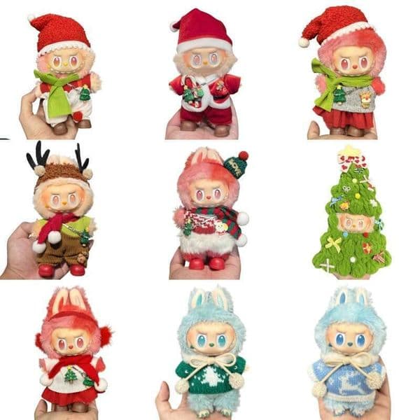 Applicable Only for Baby Clothes First Second Third Generation Labubu Christmas Clothing Set