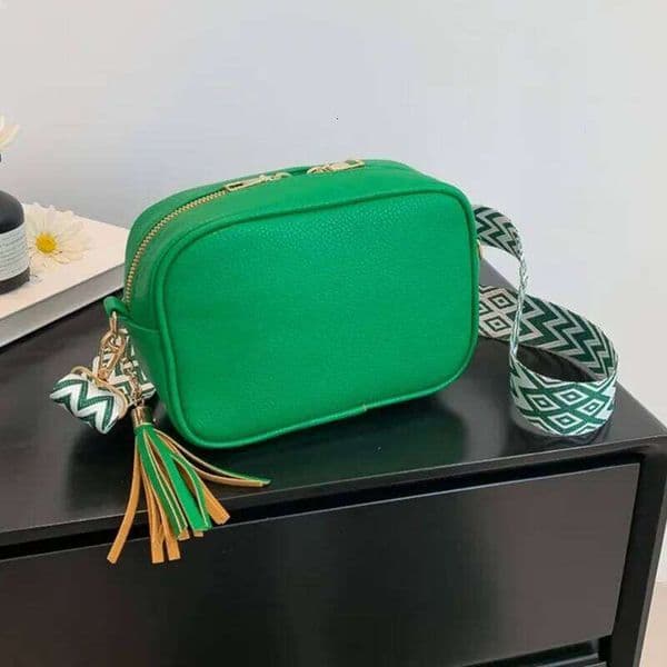 New Minimalist Shoulder Fashionable Large Capacity Broadband Underarm Crossbody Small Square Bag, Solid Color Casual Popula