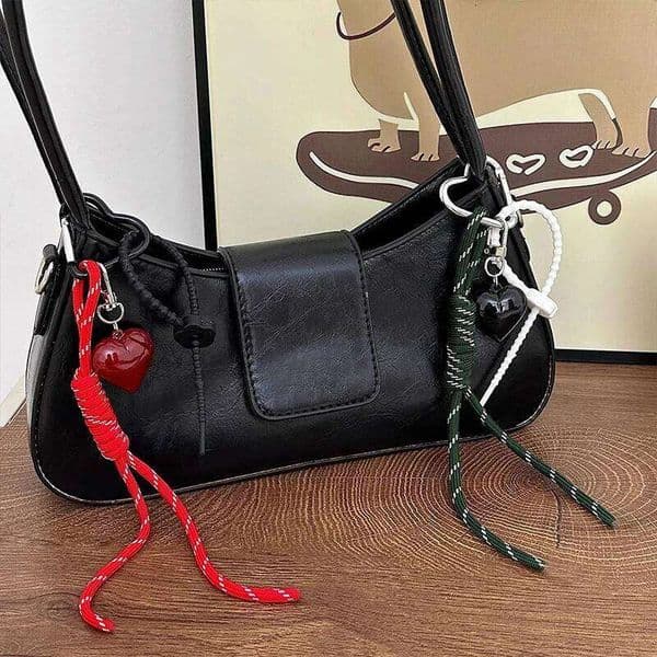 1PC Fashion Creative Lock Pendant Keychain Keyring For Women Bag Charm Handbag Hanging Decoration Car Key Holder