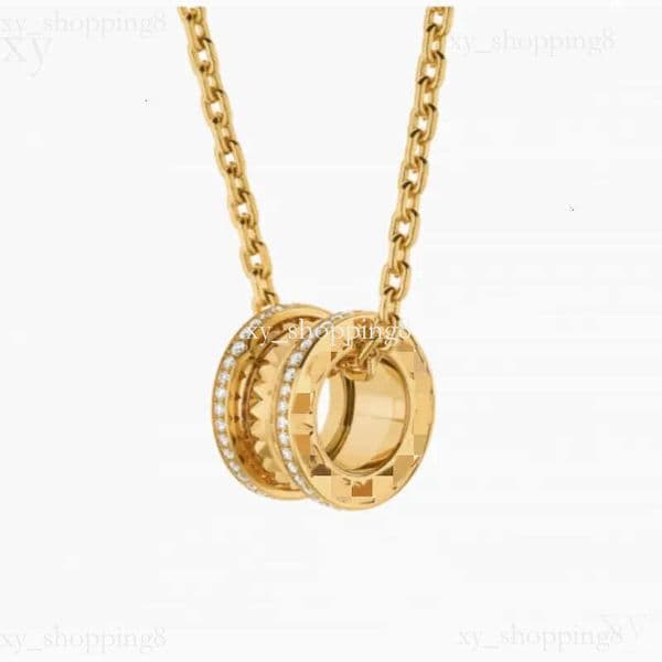 2026 Ceramic ring Couple Love designer necklace Little Pendant Necklace Luxury jewelry Rose titanium Inlay Diamond necklaces