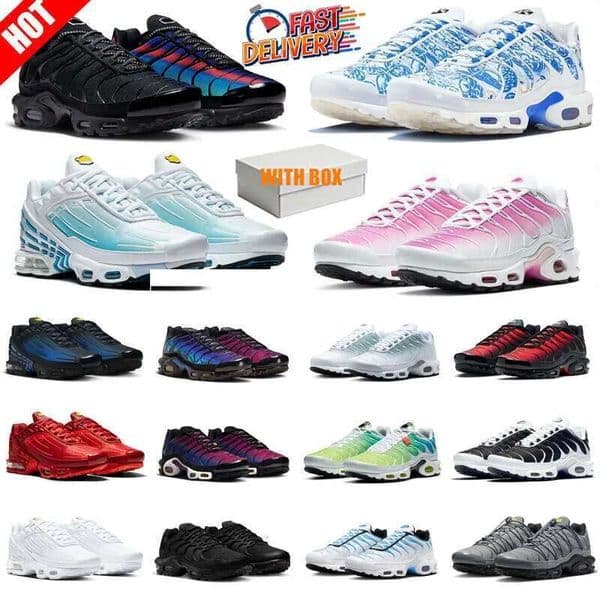 running shoes tn 3 tns plus athletic outdoor designer terrascape men sneakers palm Black top quality mens womens casual chaussures tuned trainers 36-47