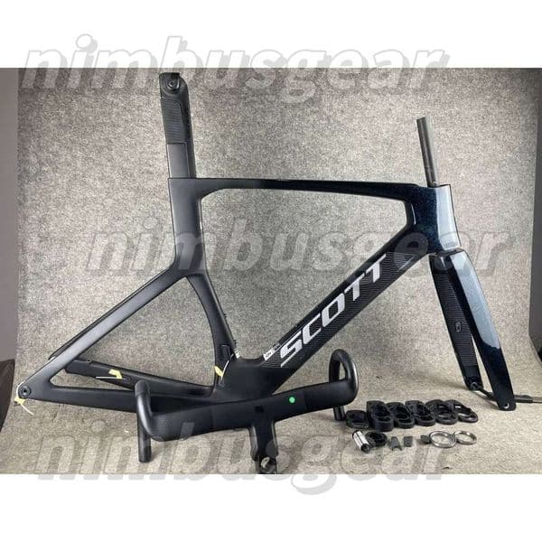 T1000 FOIL RC Road Bike Frame Disc Brake Carbon Bicycle Frameset With Handlebar Fit Mechanical And Di2 Chameleon