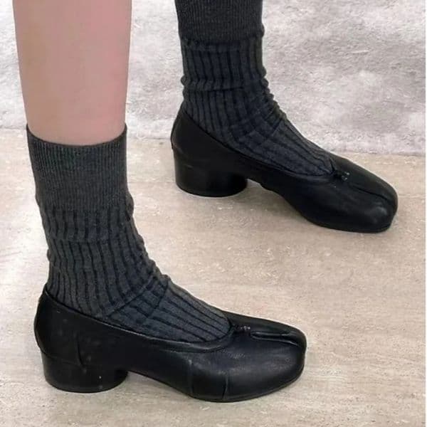 tabi ballet shoes latest color luxury designer classic casual womens flat ankle genuine maisonlies margeilalies leather factory E58U nice