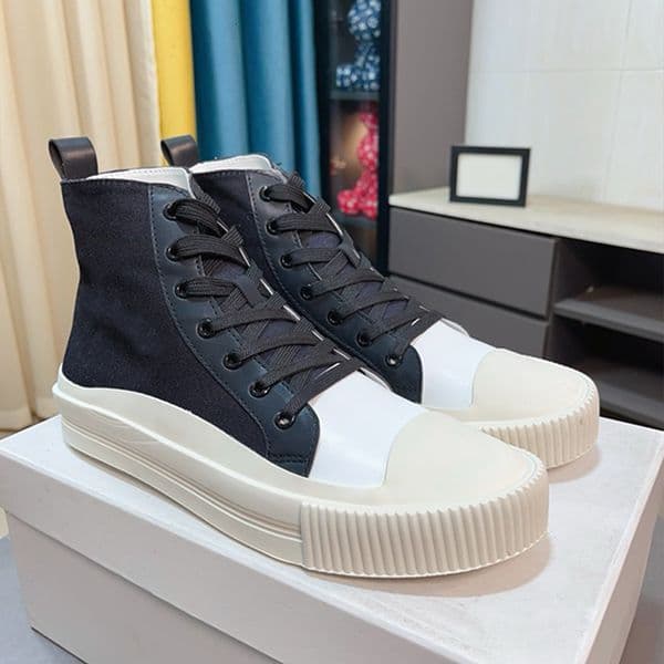 Casual Designer Canvas High Top Tennis Men Sneakers Fashion Trainer Walking Shoes1027