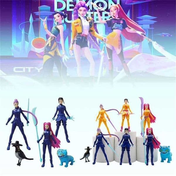Anime Kpop Demon Hunters Figure Model Toy Cartoon Gaming Peripherals Desk Decoration Collection Figures Model Toy For Kid 80% Off Special Offer