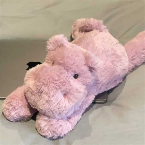 2026 Smudge Hippo Plush Toy Cute Doll Super Soft Little Hippo Sleeping Doll Cloth Doll Black Friday Big 100% Genuine sale