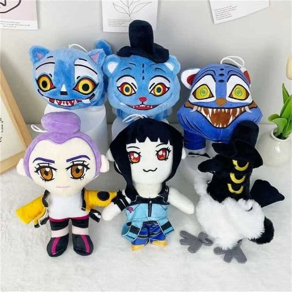 Anime Kpop Demons Hunters Plush Rumi Mira Zoey Figure Monster Hunt Girl Group Plush Doll Toy Fans Gift Party Desk Decoration 50% off sale