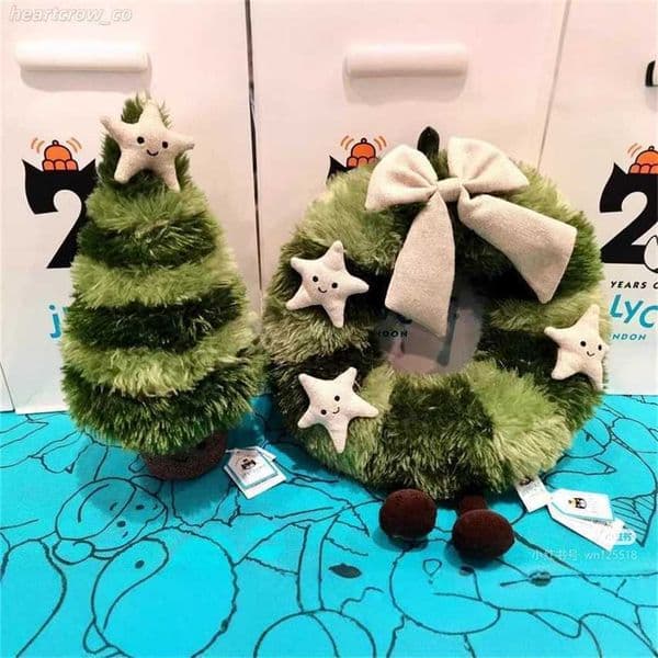 2026 Cyber Monday British jellyscat Same Style Jelly Nordic Spruce Tree Plush Toy Cute Toy 80% Off Special Offer