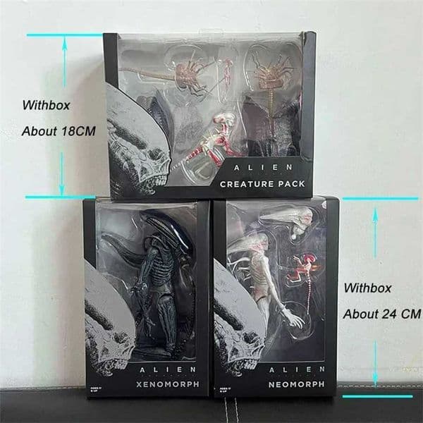 AVP Aliens Xenomorph Figure Alien VS Predator Neomorph Creature Pack Action Figures Collectible Toys Doll 50% off sale