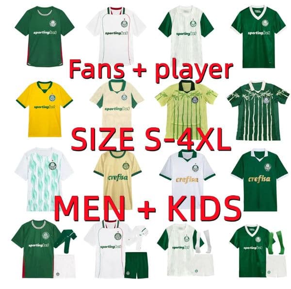 2025 2026 Palmeiras soccer jerseys ESTEVAO LOPEZ THALYS LAZARO MAURICIO BRUNO FUCHS PAULINHO RICHARD RIOS G.GOMEZ 24 25 26 Football Shirt player version men kids kits