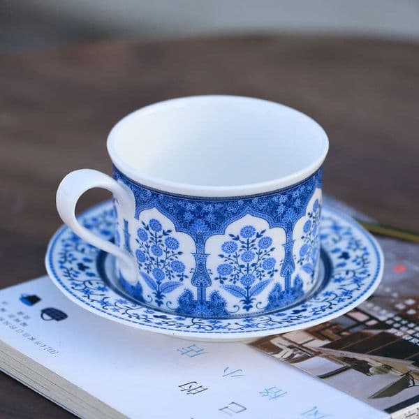 Turkish Style Ceramic Coffee Afternoon Tea American Latte Art Cup High-Value Mug B5