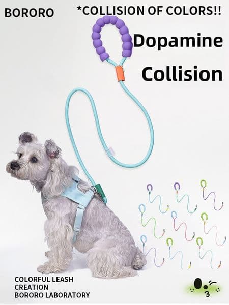 BORORO for Medium and Large Dogs, Explosion-Proof P Chain, Walking Rope, Dog Leash