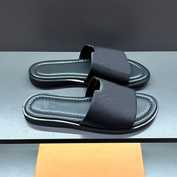 Sliders Designer Slippers Men Pool Flat Comfort Mules Slides Classic Summer Sandals Black Grey Beach Shoes 1022