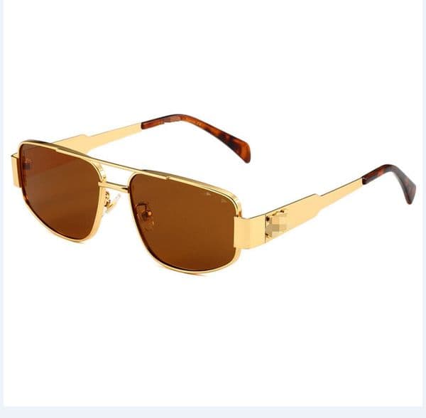 Brand Designer fashion Sunglasses for women Men exquisite Y2K Vintage Full Frame Driving Beach shading UV protection polarized glasses gift With AAAAA861