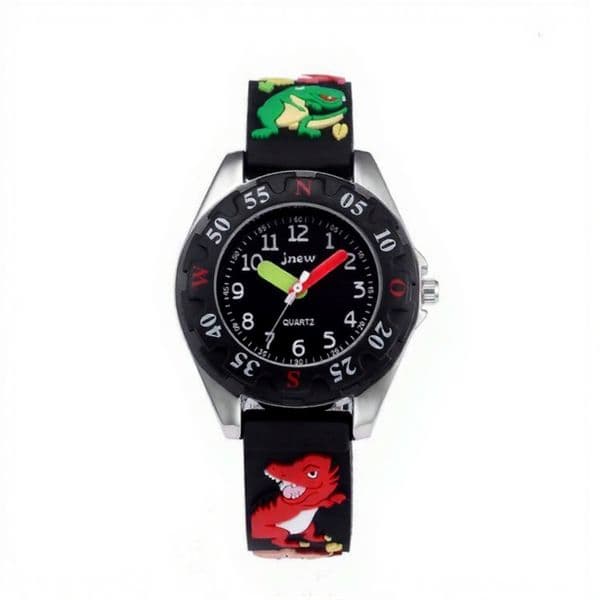 Kid Watch 3D Cartoon Dinosaur Lovely Kids Girls Boys Children Students Quartz Wrist Watch Very Popular Wristwatc Sports Clock 30m
