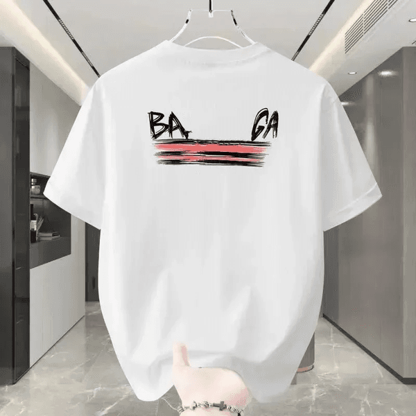 Men's T-shirt designer T-shirt high-quality couple short sleeved shirt, 100% pure cotton printed couple top, polo embroidered T-shirt CS-3XL
