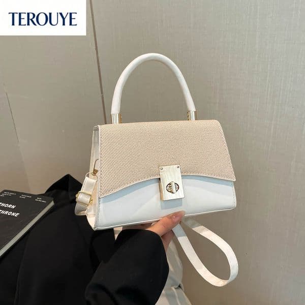 TEROUYE Minimalist fashion Korean style shiny popular autumn and winter new versatile bag trendy handbag women's shoulder bag