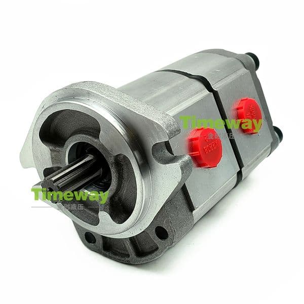 PGP51 Series Hydraulic Pump PGP51093G3LP PGP5103G3LP Double Gear Pump Oil Inlet 1 and Outlet 2