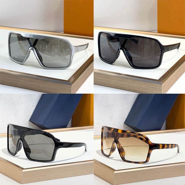 Fashion Women Man Mask Shape Sunglasses Z3101U Designer Oversized Frame Black Eyewear Outdoor Wind Proof Glasses UV Protection glasses