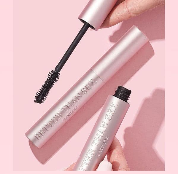 Sex Mascara Big Eyes Nourish Waterproof Sweat proof Bushy Long Volume Pink Aluminum Tube Roots Clearly Smooth Makeup good quality Fast Delivery