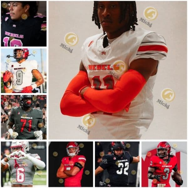 UNLV Rebels Football Jersey Alex Orji 10AnthonyColandrea JoJo Earle Denver Harris Justin Flowe Tunmise Adeleye Cory Hall Andre Porter UNLV Jerseys Custom stitched