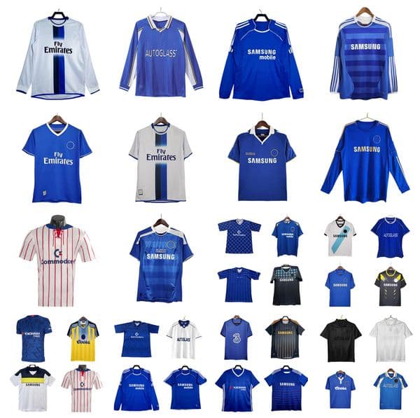 2011 2012 Lampard Torres Drogba CFC Retro Soccer Jerseys 94 95 96 97 98 99 00 01 03 05 06 07 08 11 12 13 14 15 16 17 19 20 21 Finals HUGHES GULLIT COLE ZOLA Vialli Football Shirts
