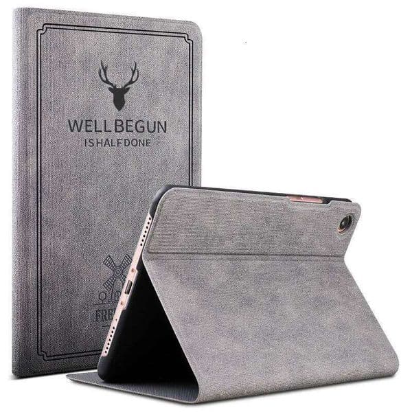 Slim Retro Stand PU Leather for Mi Pad 4 8 Plus Smart Cover For RedmiPad 5 Pro 11 5G 2021 Tablet Case H260131