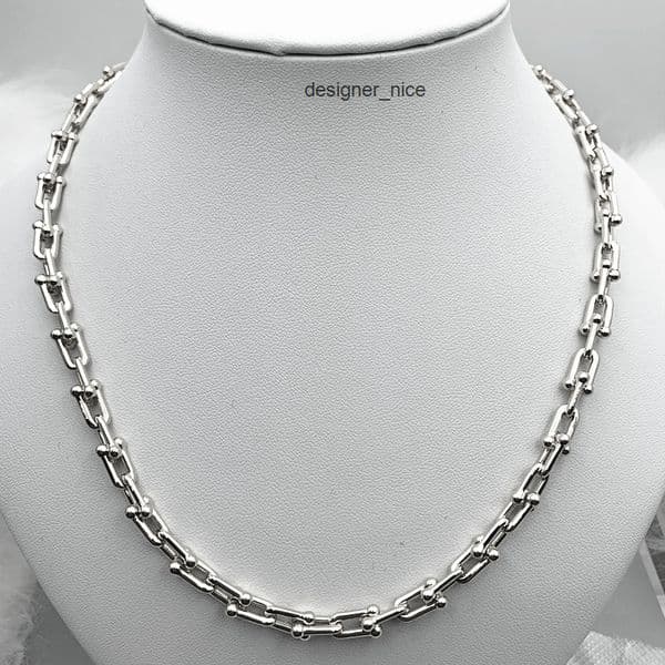 tiffamy and co 100 silver luxury designer horseshoe necklace female u pendants necklaces earrings set high quality 1 tiff couple chain tiffanies and tiffanyx co YIMR